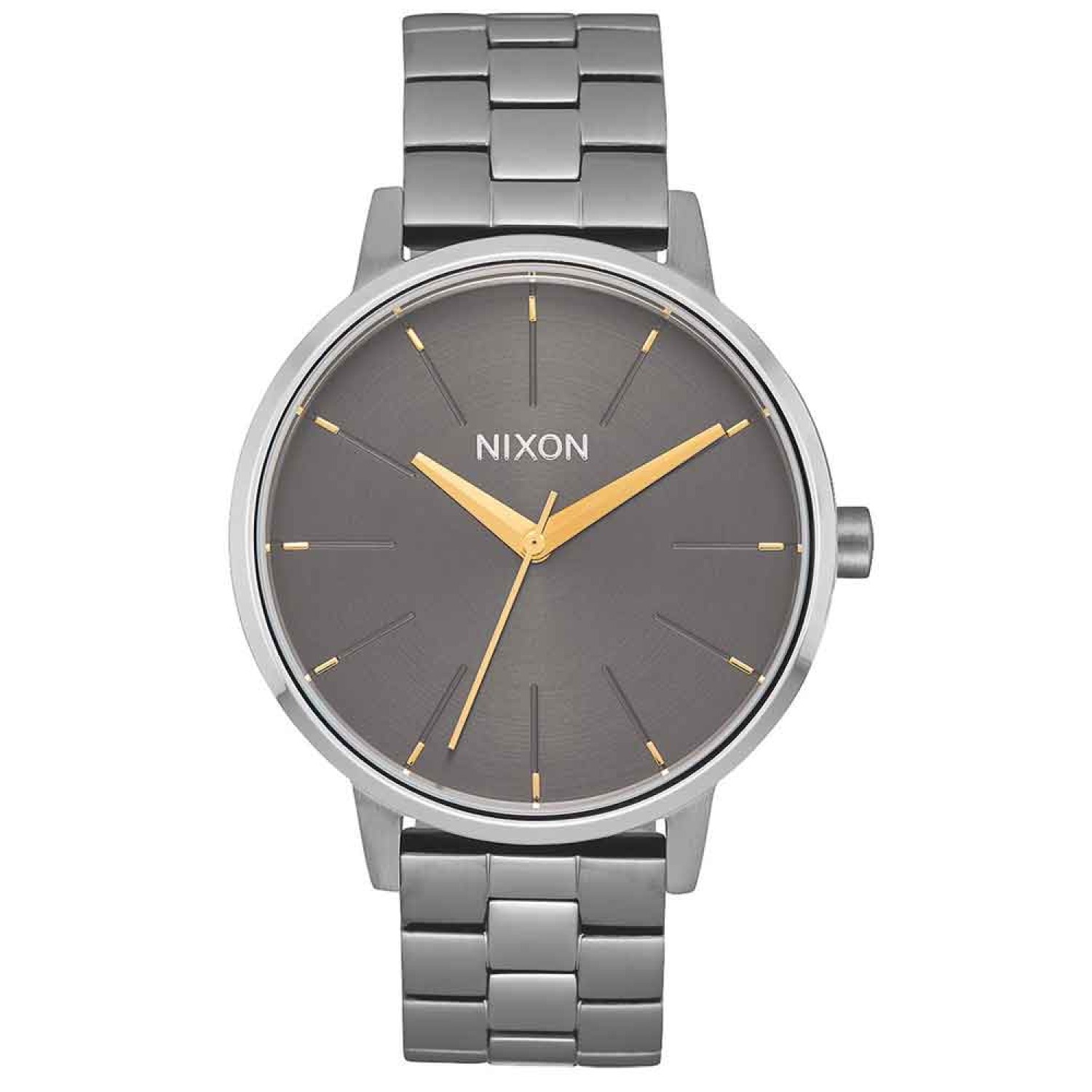 A099100 NIXON Ladies The Kensington Grey Watch A099100-Nixon Watches Online - Nixon Mens Watches A099100 NIXON Ladies The Kensington Grey Watch. This elegant ladies A099100 Nixon The Kensington watch is made from stainless steel and is fitted with a quartz movement. It fastens a silver metal bracelet and has a grey Mother of pearl dial. 2 Ye @christ