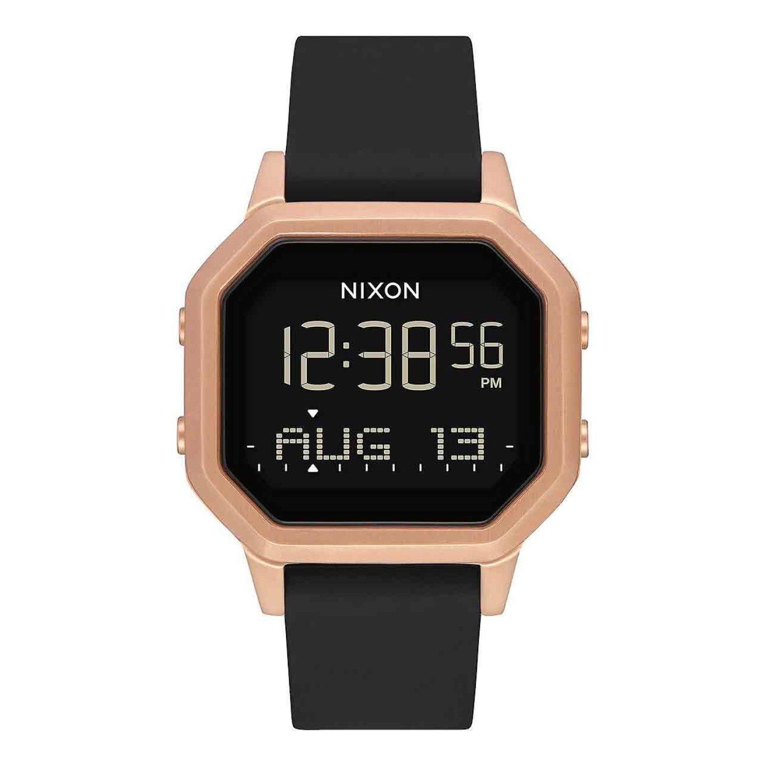 A1272-897-00 NIXON Siren Rose Gold Watch. The Siren SS is for those who bring an innate sense of style to their time both in and out of the water. Feature-led but fashion-focused, the 100metre water resist  and individually tested case is a nod to our sur