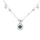 Sterling Silver Mystic Topaz Necklace | QNACK04973 Auckland NZ Sterling Silver Mystic Topaz Necklace | QNACK04973