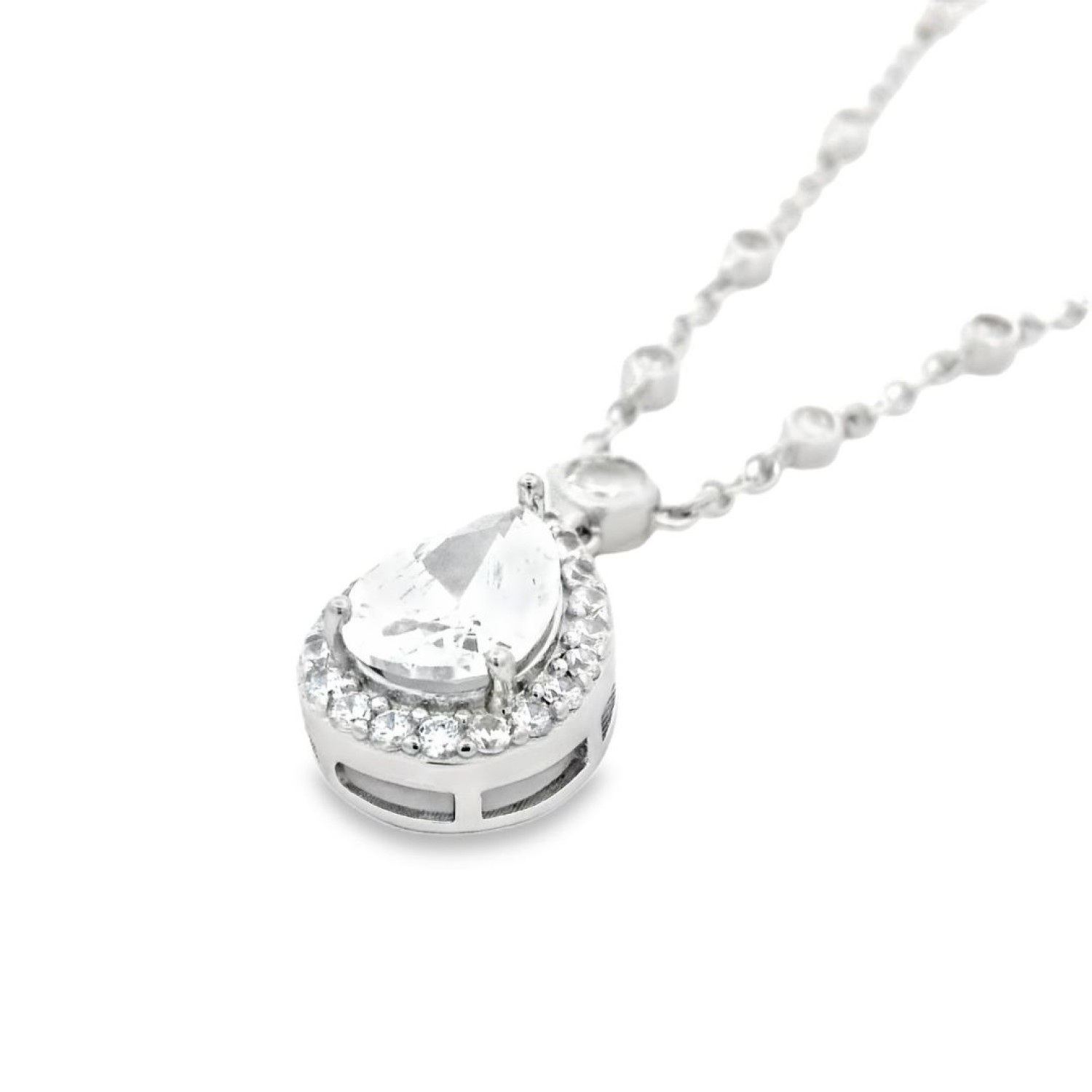 Christies Jewellery - Sterling Silver CZ Pendant Auckland NZ Sterling Silver CZ Pendant | QNAND04221