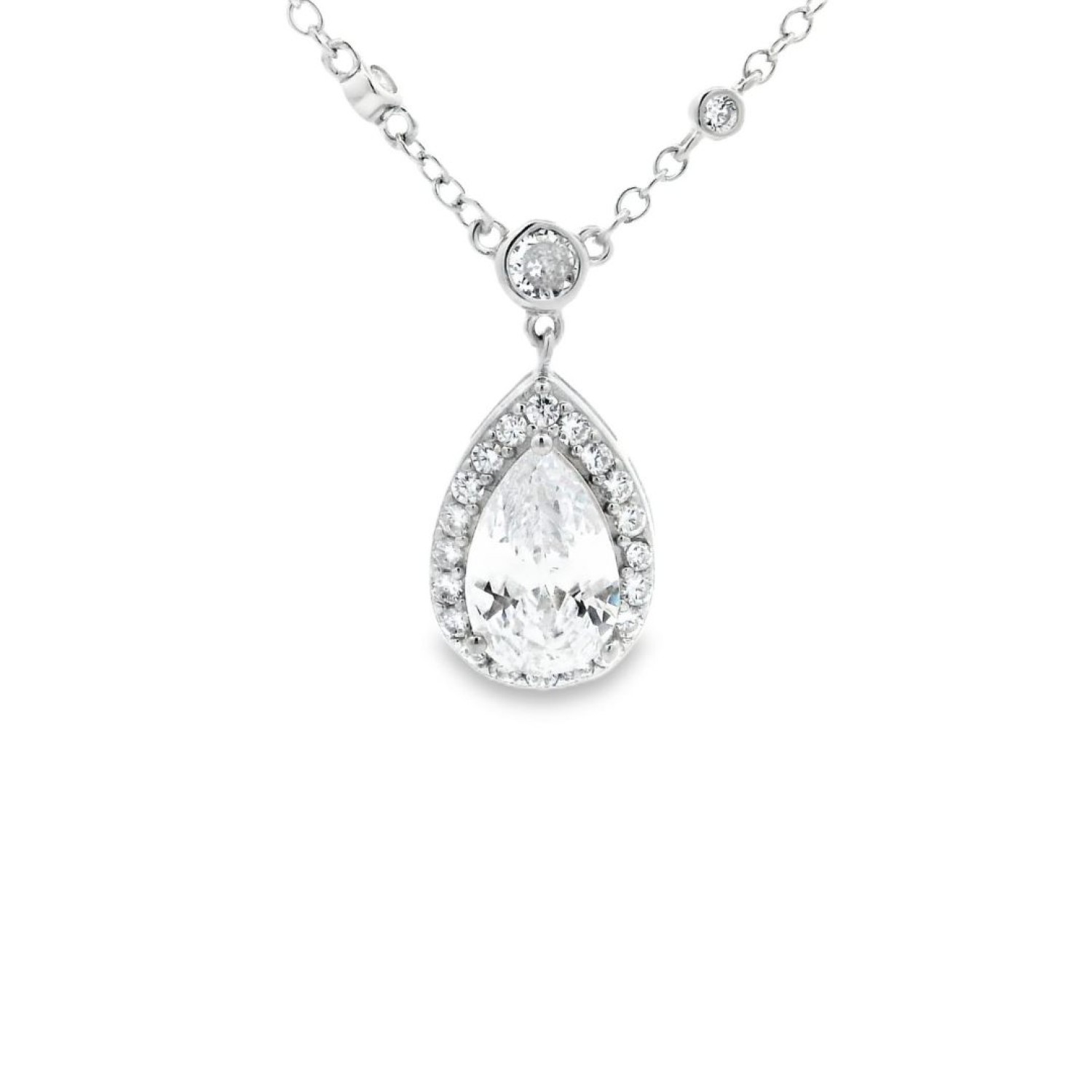 Christies Jewellery - Sterling Silver CZ Pendant Auckland NZ Sterling Silver CZ Pendant | QNAND04221