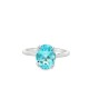 Christies Jewellery - Sterling Silver Blue Topaz Ring QRTAK180 Auckland NZ Sterling Silver Blue Topaz Ring QRTAK180