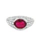 Christies Jewellery - Sterling Silver Ruby Ring QRTMI168/R Auckland NZ Sterling Silver Ruby Ring QRTMI168/R