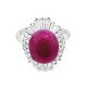 Christies Jewellery - Sterling Silver Ruby Ring QRTMI176 Auckland NZ Sterling Silver Ruby Ring QRTMI176