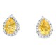 Christies Jewellery - Sterling Silver Citrine Pendant - Earring Set Auckland NZ Sterling Silver Citrine Pendant - Earring Set QSRYR01706
