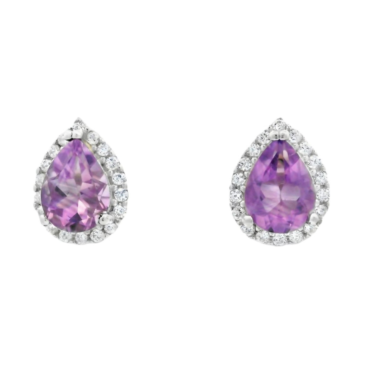 Christies Jewellery - Sterling Silver Amethyst Pendant - Earring Set Auckland NZ Sterling Silver Amethyst Pendant - Earring Set QSRYR01707