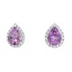 Christies Jewellery - Sterling Silver Amethyst Pendant - Earring Set Auckland NZ Sterling Silver Amethyst Pendant - Earring Set QSRYR01707