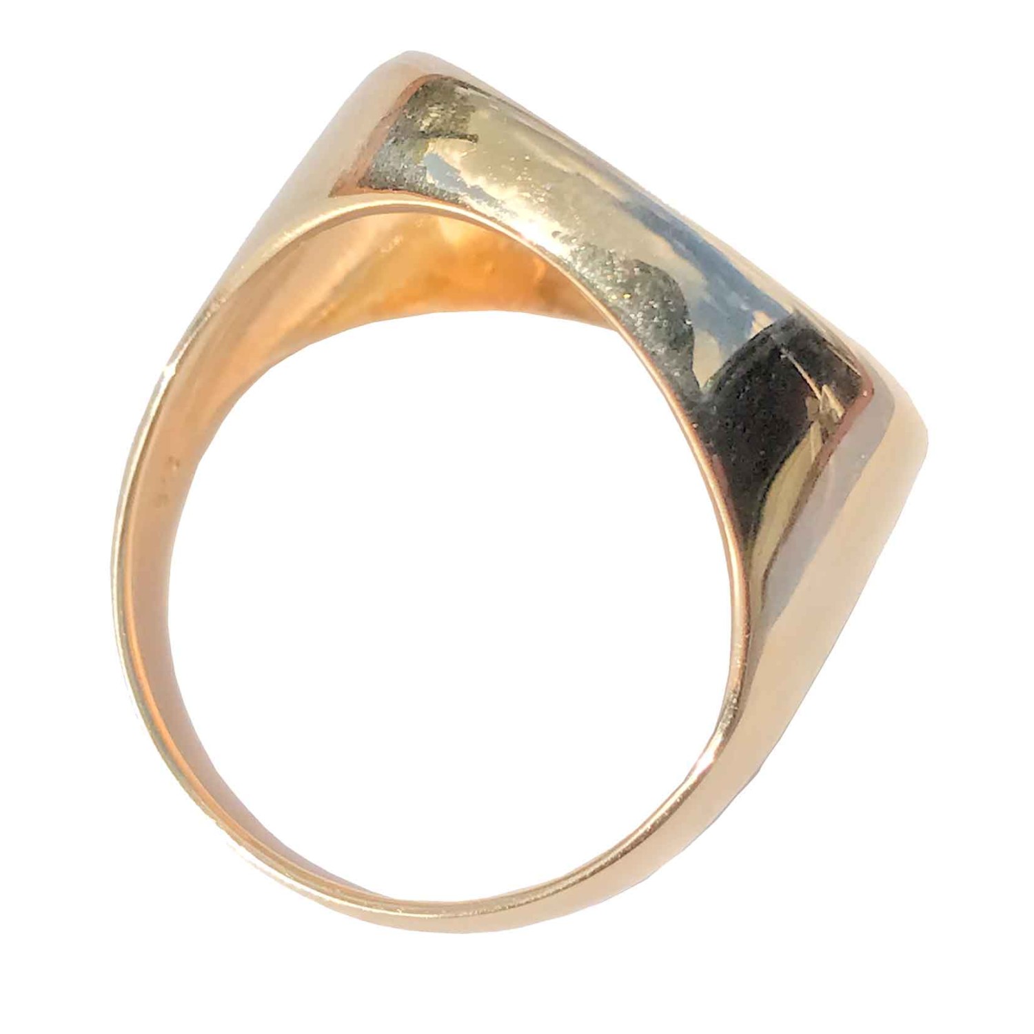 Gold Sovereign Rings 9ct - Half Sovereign Full Sovereign | Gold ring featuring a 2008 coin with an embossed design of Saint George slaying a dragon.