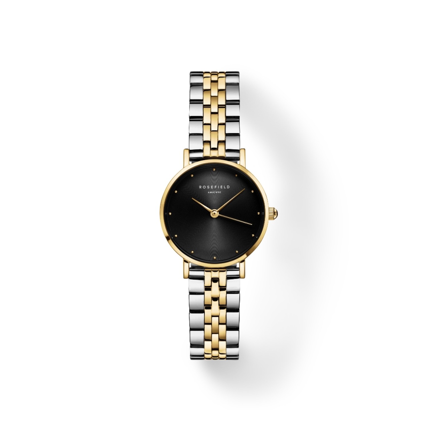 SEBDSG-SE04 Small Edit Black Gold Silver Duotone Bracelet Watch – Rosefield Watches Auckland | With their stylish designs and packaging, Rosefield watches make excellent gifts for special occasions. SEBDSG-SE04 Small Edit Black Gold Silver Duotone Bracelet Watch by Rosefield Watches