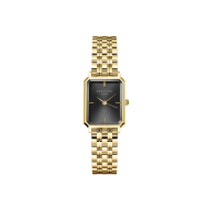 OBGSG-O61 OCTAGON XS WATCH GOLD BRACELET BLACK DIAL 