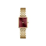 OBGSG-O83 Rosefield Octagon XS Burgundy Sunray Steel Gold