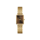 OBGSG-O89 Octagon XS Chocolate Brown Dial Gold-Tone Bracelet Watch by Rosefield Watches