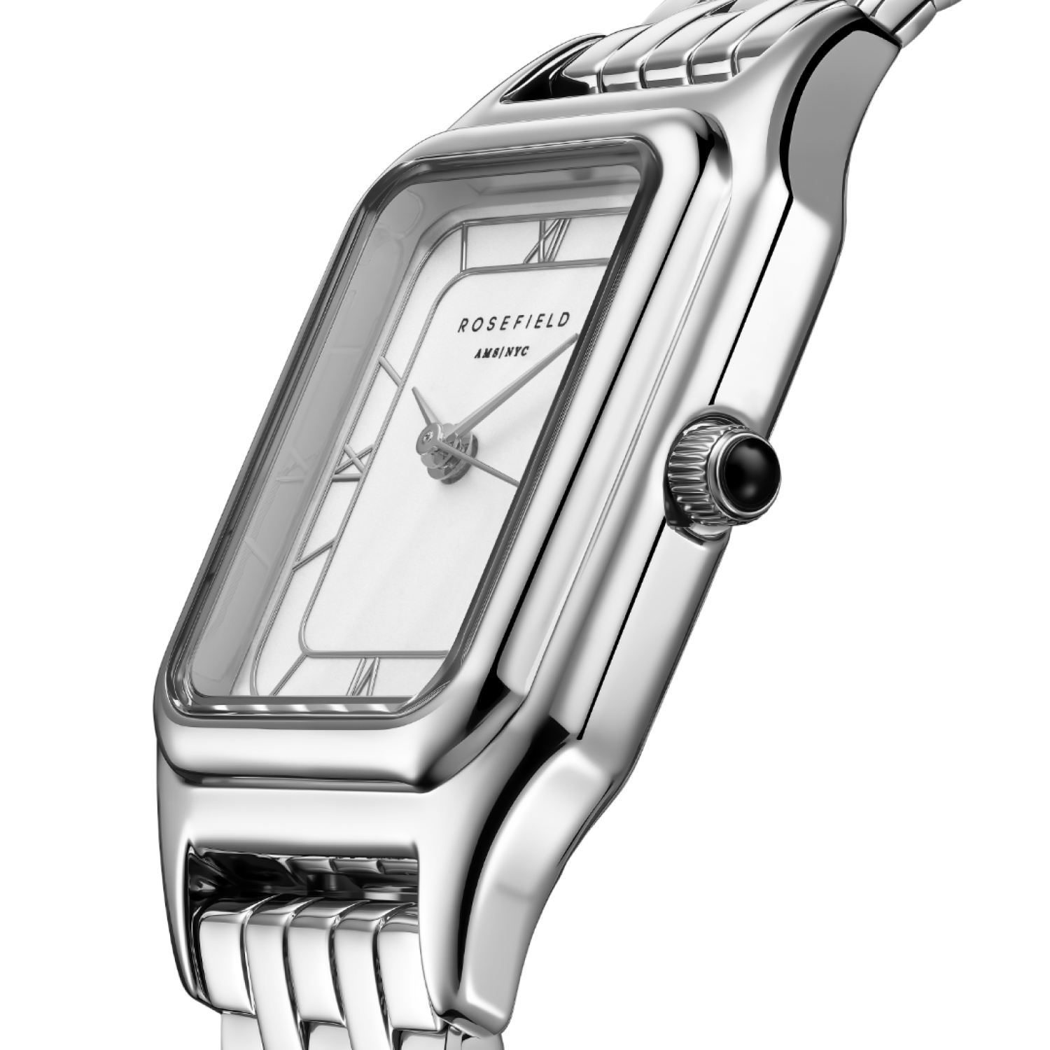 OCWSSS-OC02 Ivy White Silver-Tone Bracelet Watch – Rosefield Watches Auckland | With their stylish designs and packaging, Rosefield watches make excellent gifts for special occasions. OCWSSS-OC02 Ivy White Silver-Tone Bracelet Watch by Rosefield Watches