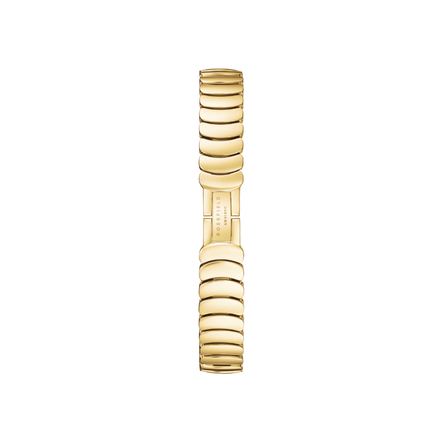 OVWGSG-OV19 Ovale White Matte Gold-Tone Bracelet Watch by Rosefield Watches