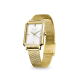 OWGMG-O73 Octagon XS White Dial Gold-Tone Mesh Watch by Rosefield Watches