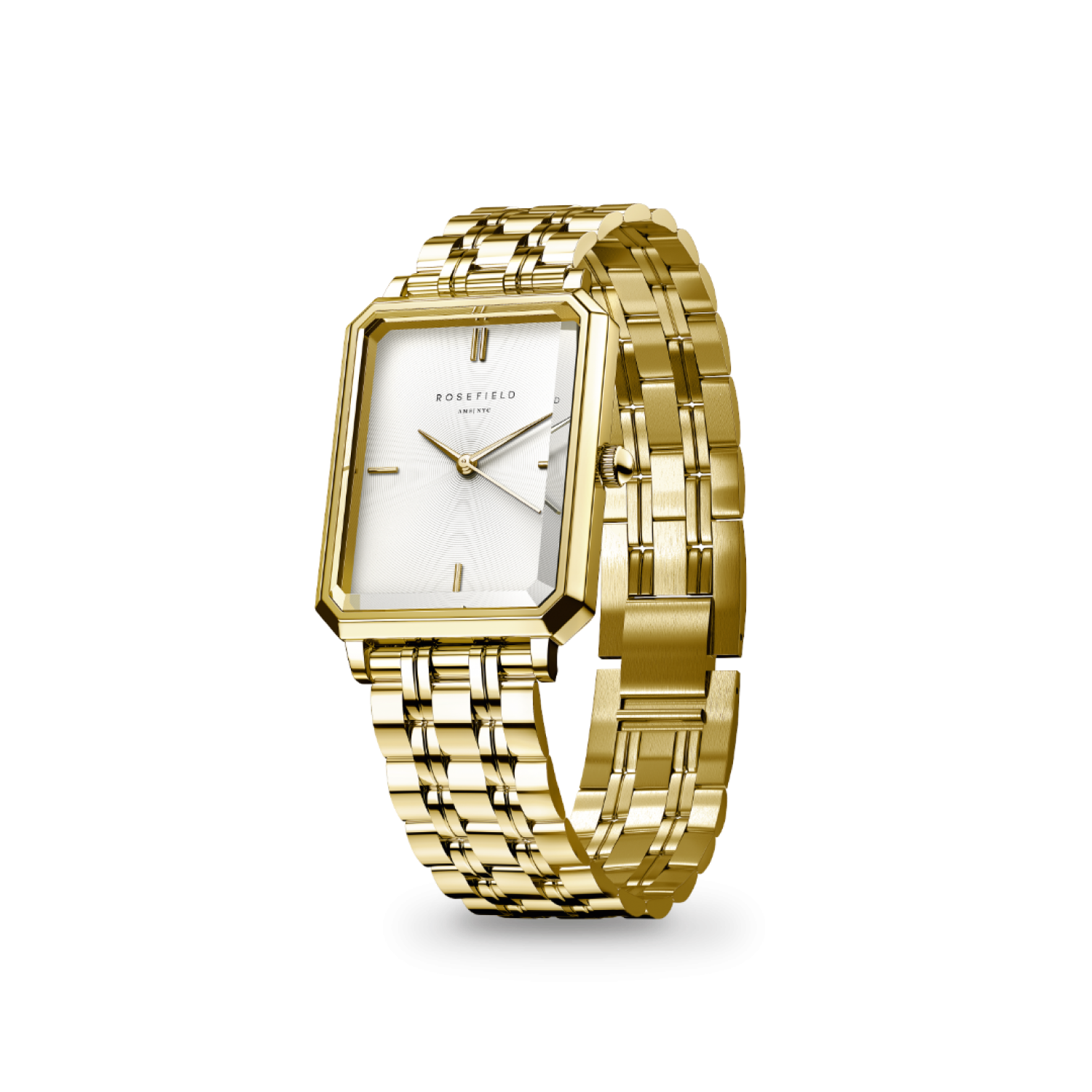 OWGSG-O60 Rosefield The Octagon XS Gold-Tone Bracelet Watch by Rosefield Watches