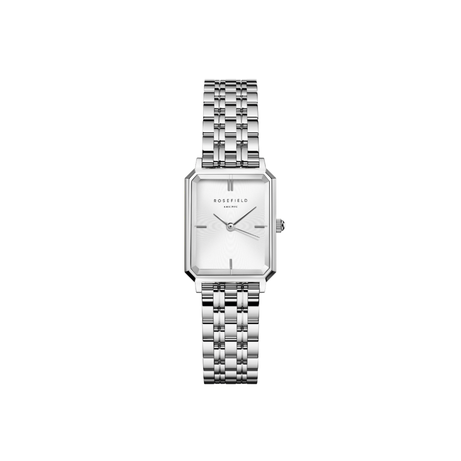 OWGSS-O63 Rosefield The Octagon XS Silver-Tone Bracelet Watch by Rosefield Watches