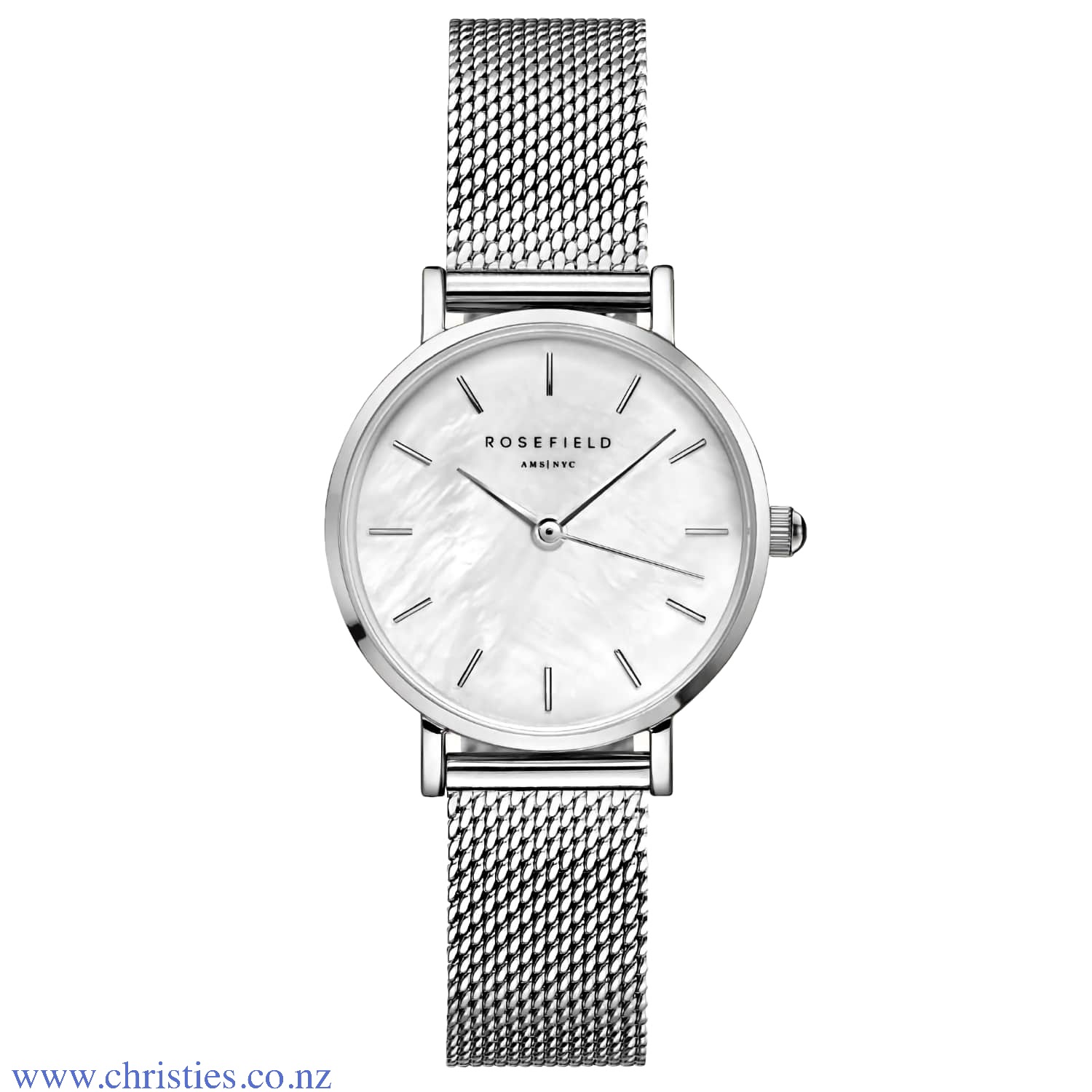 26WS-266 Rosefield The Small Edit White Silver Watch. The Small Edit collection reinvents a classic style for a new era. With a 26mm case, it's one of Rosefield's smallest designs. Afterpay - Split your purchase into 4 instalments - Pay for your purchase 