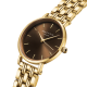 SEBGSG-SE05 Small Edit Chocolate Brown Dial Gold-Tone Bracelet Watch by Rosefield Watches