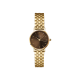 SEBGSG-SE05 Small Edit Chocolate Brown Dial Gold-Tone Bracelet Watch by Rosefield Watches