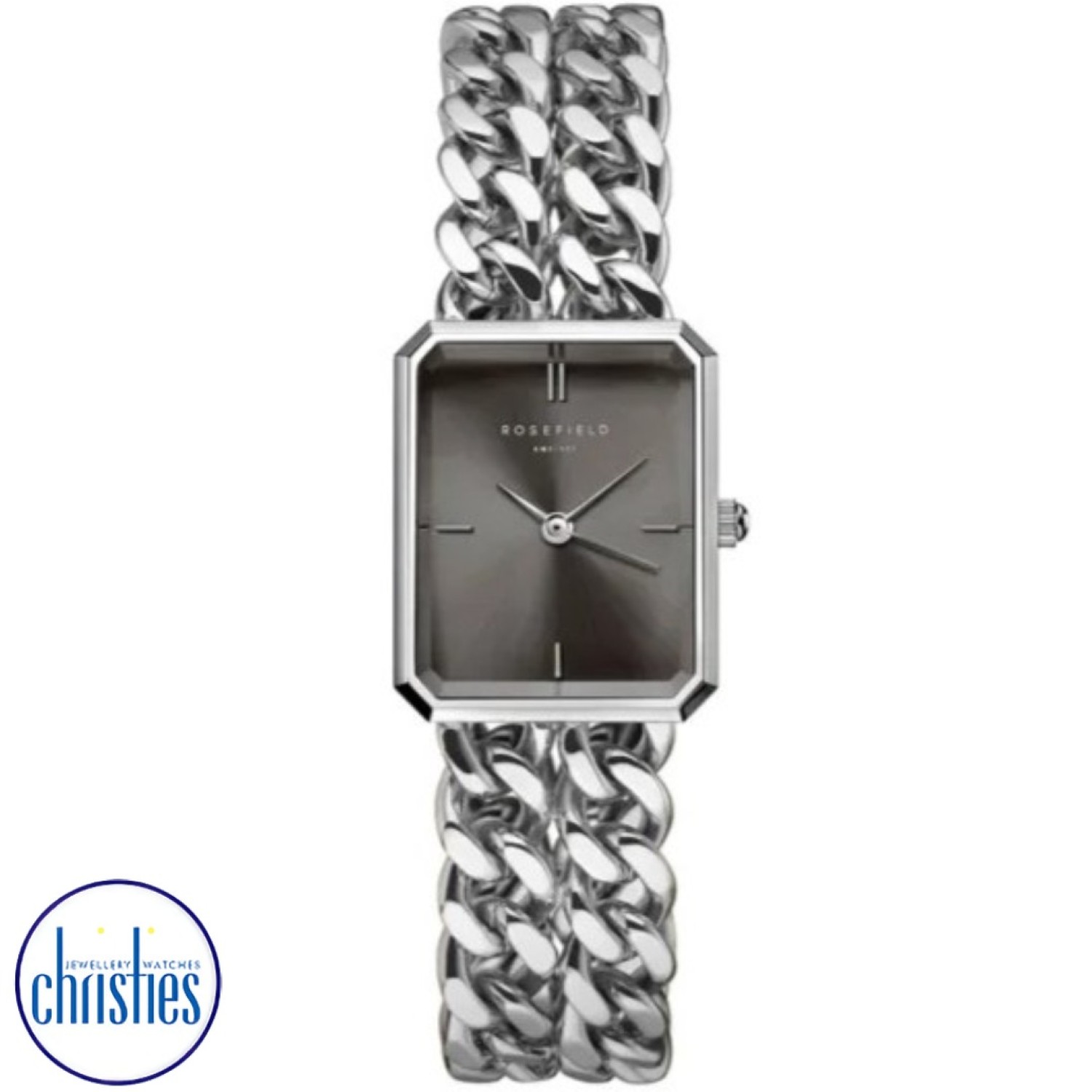 Christies Jewellery - SGSSS-O78 Rosefield Studio Double Chain Silver Watches Auckland NZ SGSSS-O78 Rosefield Studio Double Chain Silver SGSSS-O78 Watches Auckland