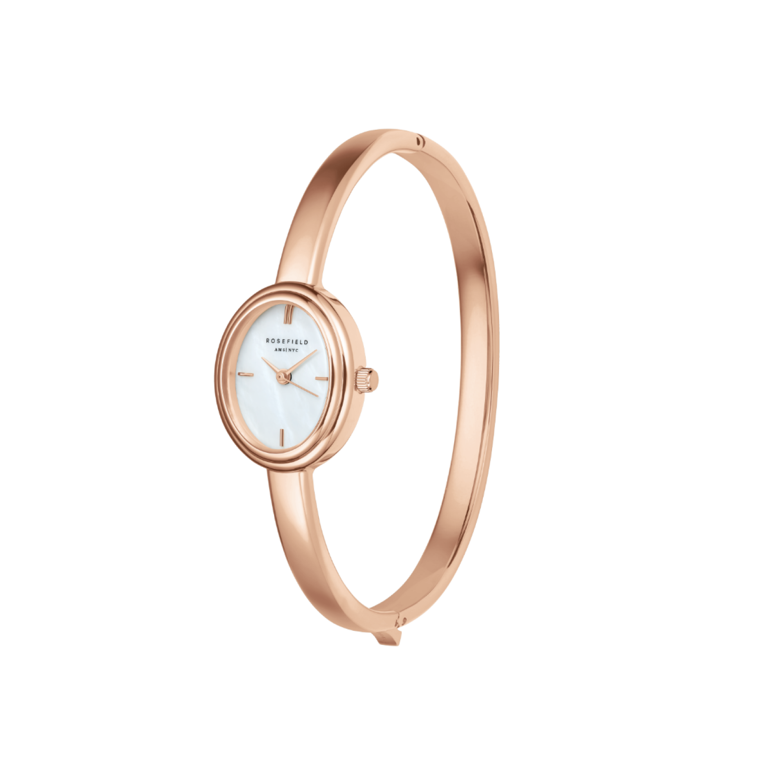 STWRSR-ST08 Studio Bangle Rose Gold-Tone Watch by Rosefield Watches