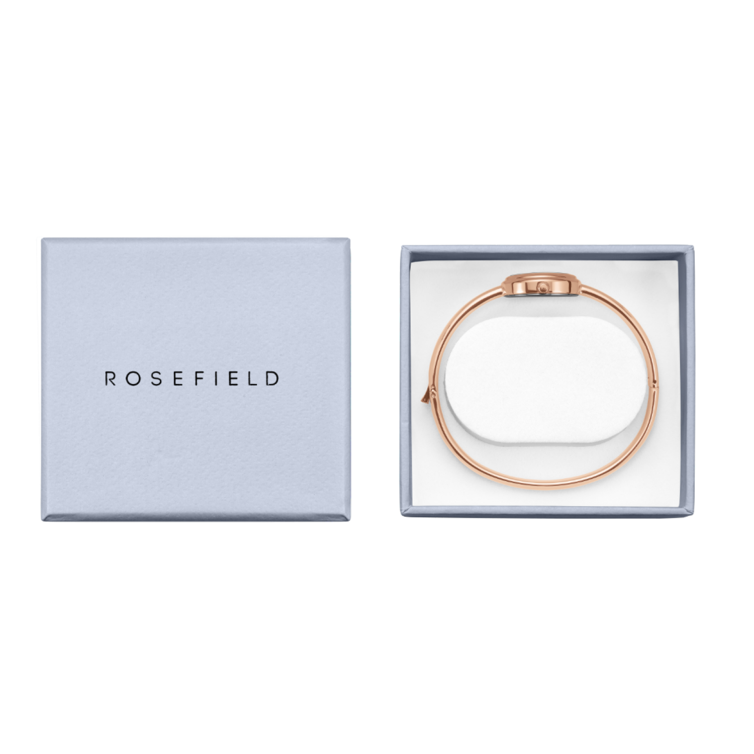 STWRSR-ST08 Studio Bangle Rose Gold-Tone Watch by Rosefield Watches