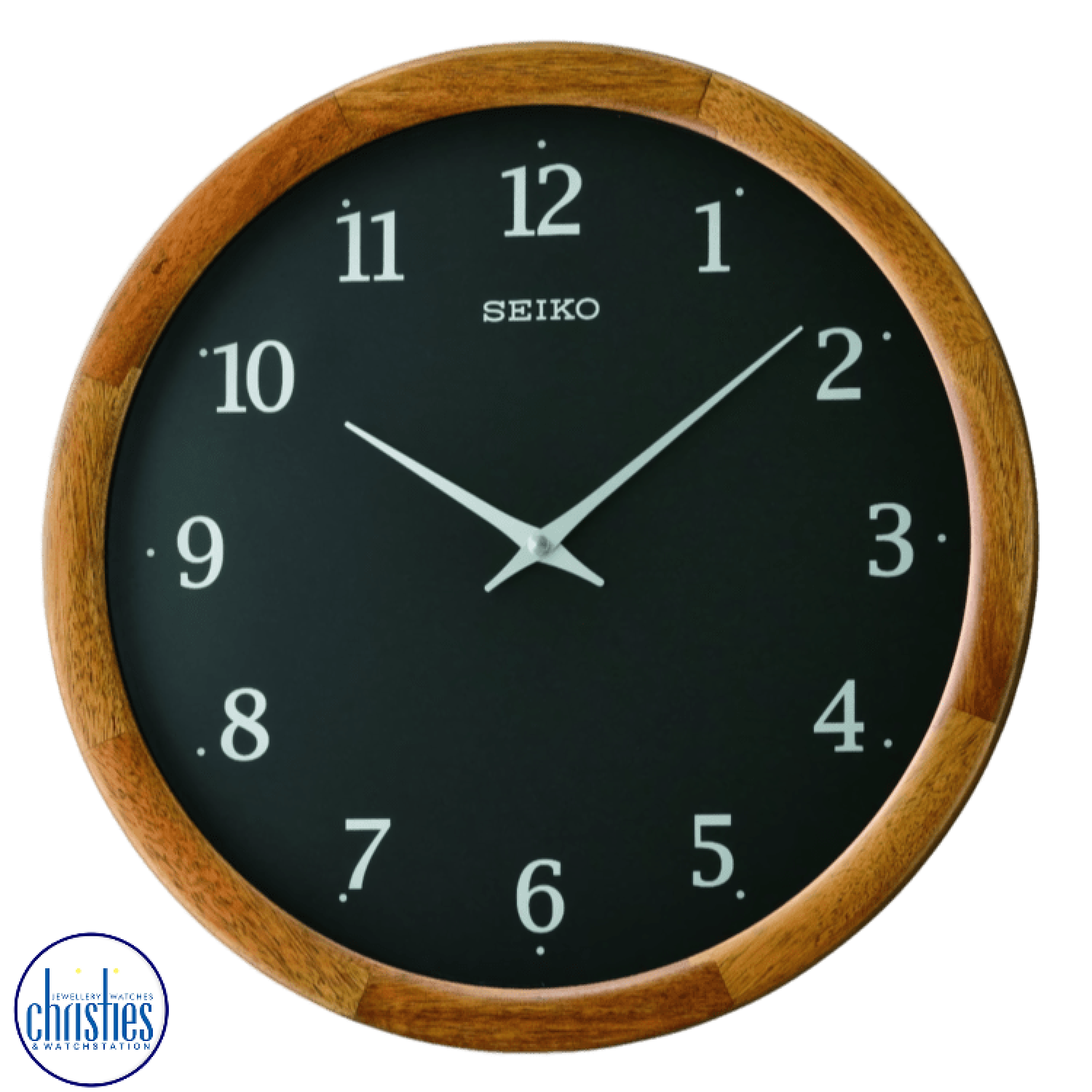 QXA763-Z Seiko Wall Clock Acacia Wood Case. Introducing the Seiko Wooden QXA763ZN QXA763Z QXA763-Z Modern Analog Wall Clock, a stunning addition to Seiko's Wooden Wall Clock Collection.