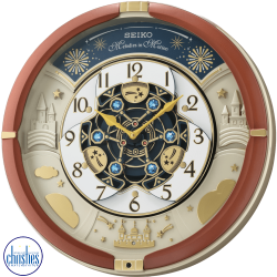 QXM378-B Seiko  Musical Motion Wall Clock