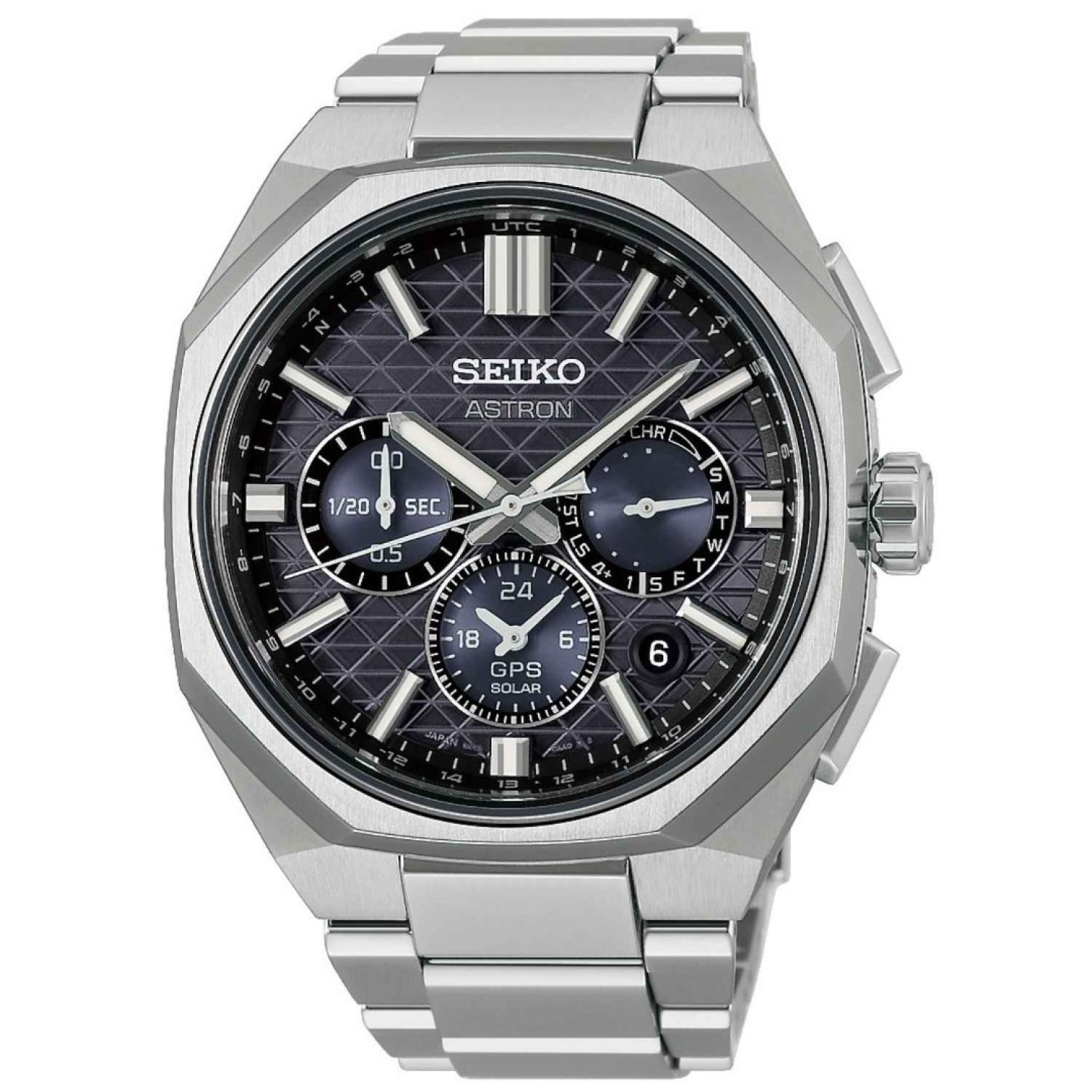 HAB002J Seiko Astron GPS Solar Dual Time Chronograph Watch – NZ Seiko Stockist