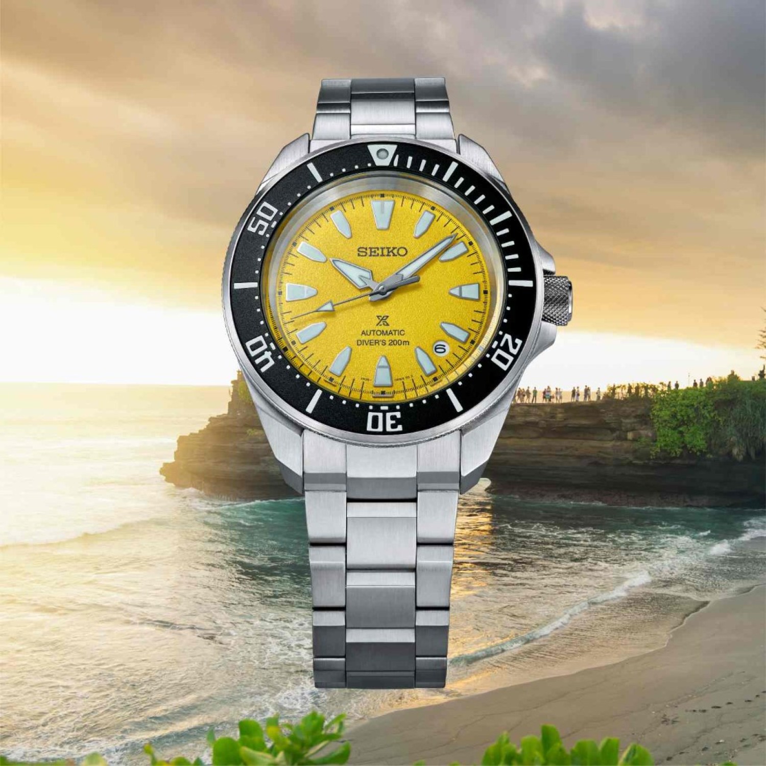 HBB003K Seiko Prospex King Samurai Asia Limited Edition Watch Seiko Prospex King Samurai HBB003K Asia Limited Edition Yellow Dial Watch