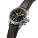 Seiko Prospex Alpinist GMT Leather Strap Watch Seiko Prospex Alpinist GMT Watch HBC007J1 Green Dial