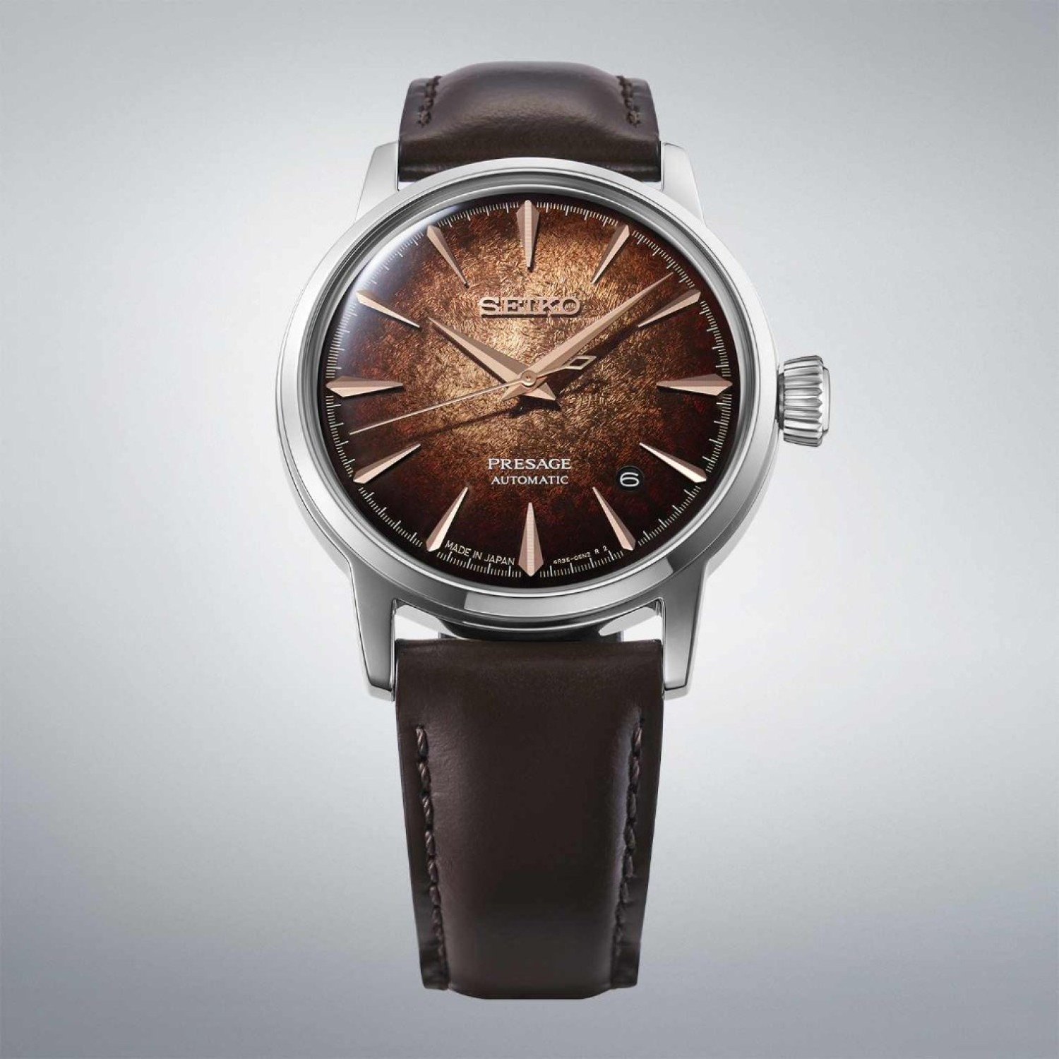Seiko Presage Cocktail Time HCB003J / HCB003 Whiskey Mist Watch