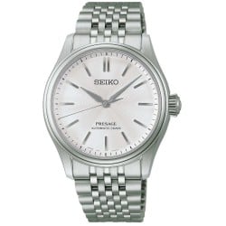 HCC001J Seiko Presage - Classic "Shironeri" White Dial Automatic Watch