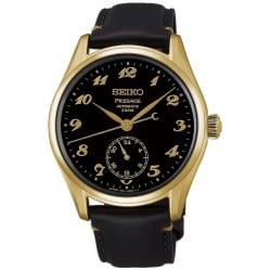 HCC006J Seiko Presage Craftsmanship - Black Urushi Lacquer Dial