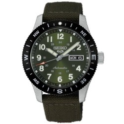 HDB008 Seiko 5 Sports Field Series Watch - Green Dial Nylon Strap