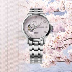  SSA465J Seiko Presage Japanese Garden - Pale Pink Dial