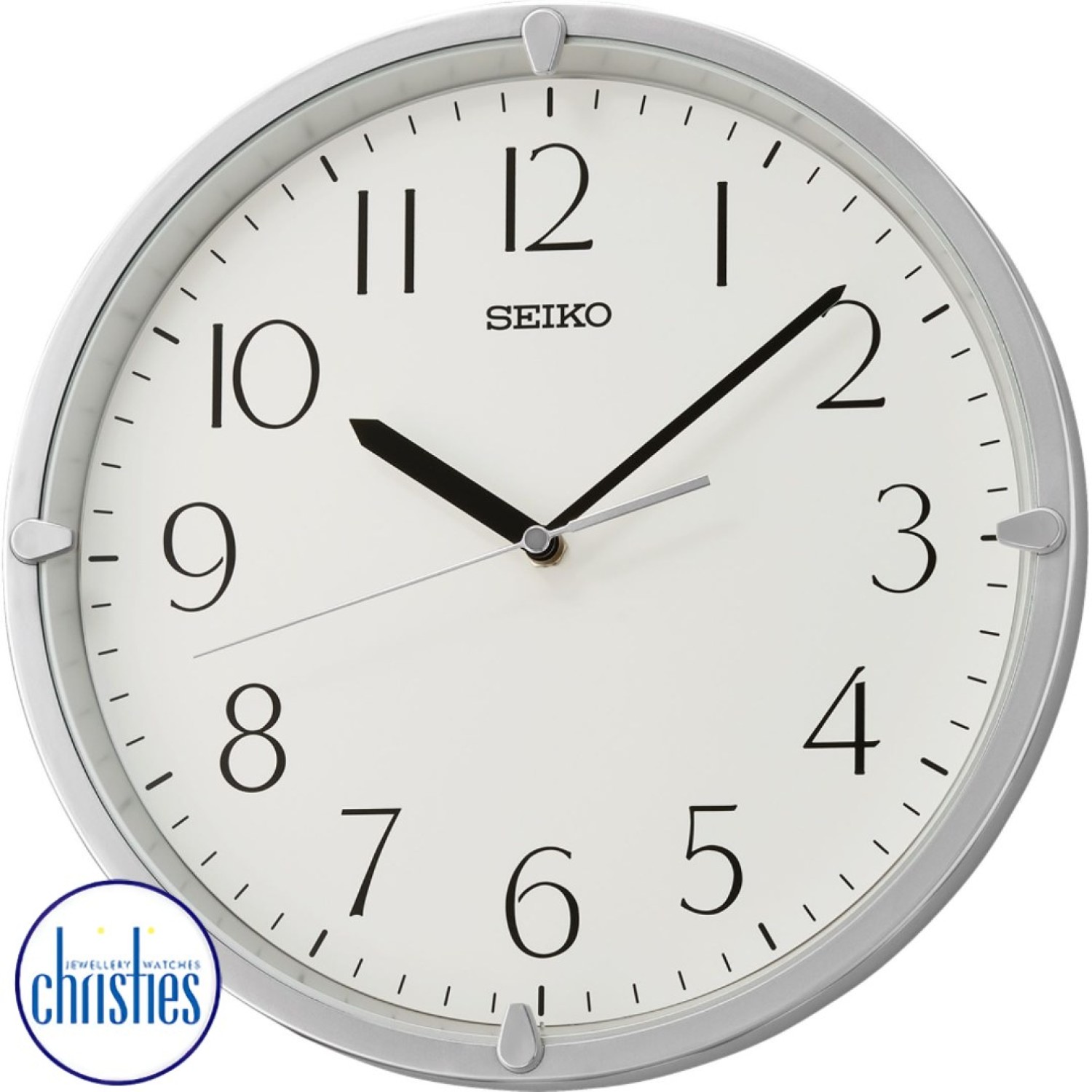 QHA007-S  Seiko Home Office Wall Clock QHA007-S Watches Auckland