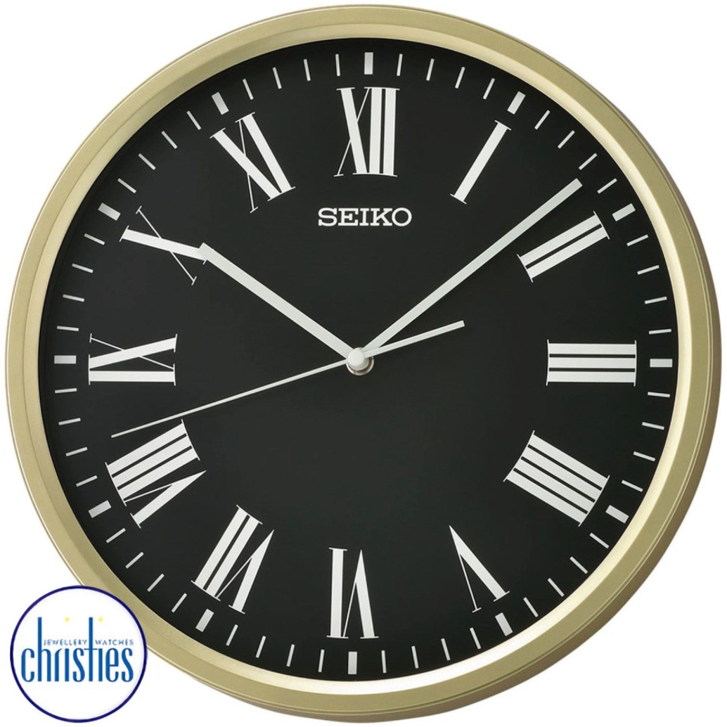 QHA009-G Seiko Decorator Wall Clock QHA007-S Seiko Watches NZ |  Seiko's commitment to craftsmanship ensures that each watch is made with precision and attention to detail.