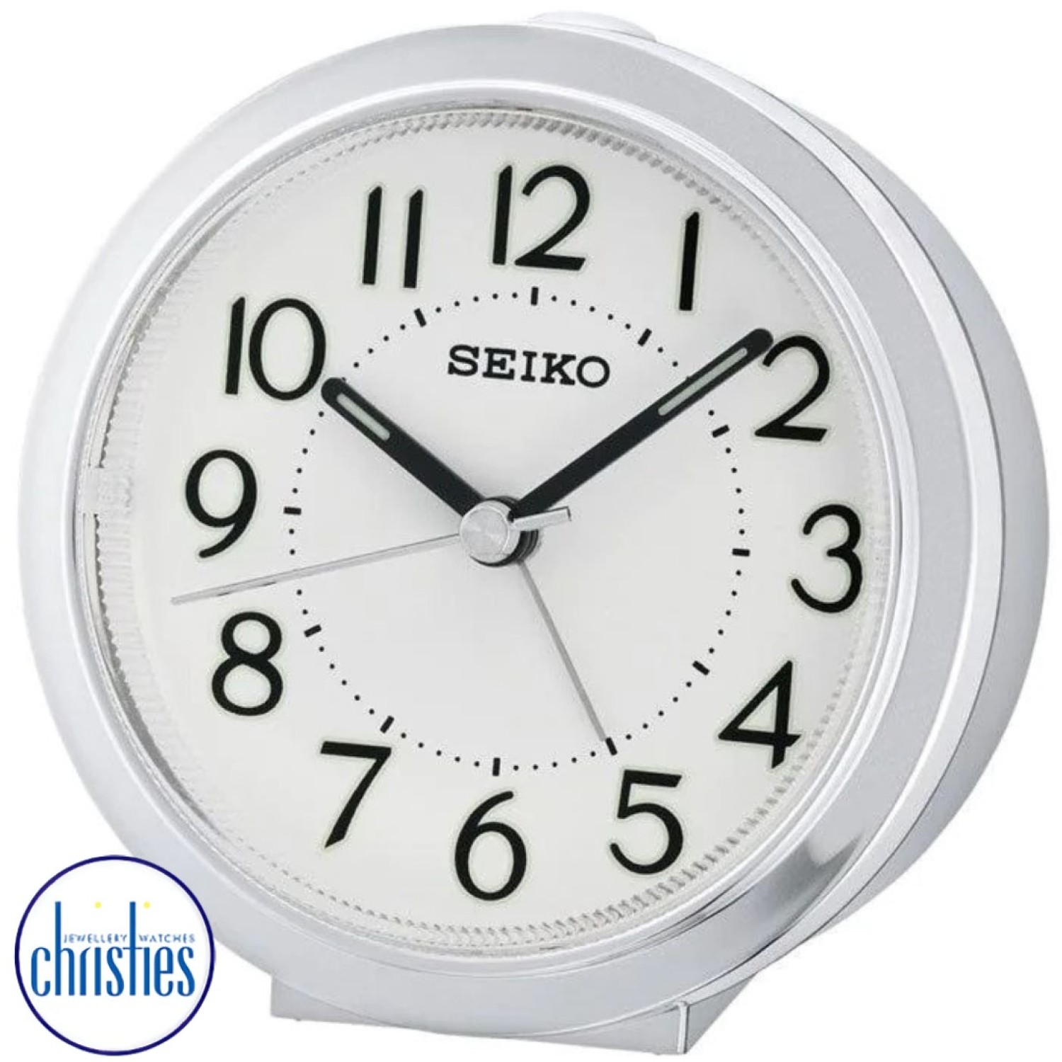 Christies Jewellery - QHE146S Seiko Bedside Alarm Clock Watches Auckland NZ QHE146S Seiko Bedside Alarm Clock QHE146S Seiko Watches NZ | Seiko's commitment to craftsmanship ensures that each watch is made with precision and attention to detail.