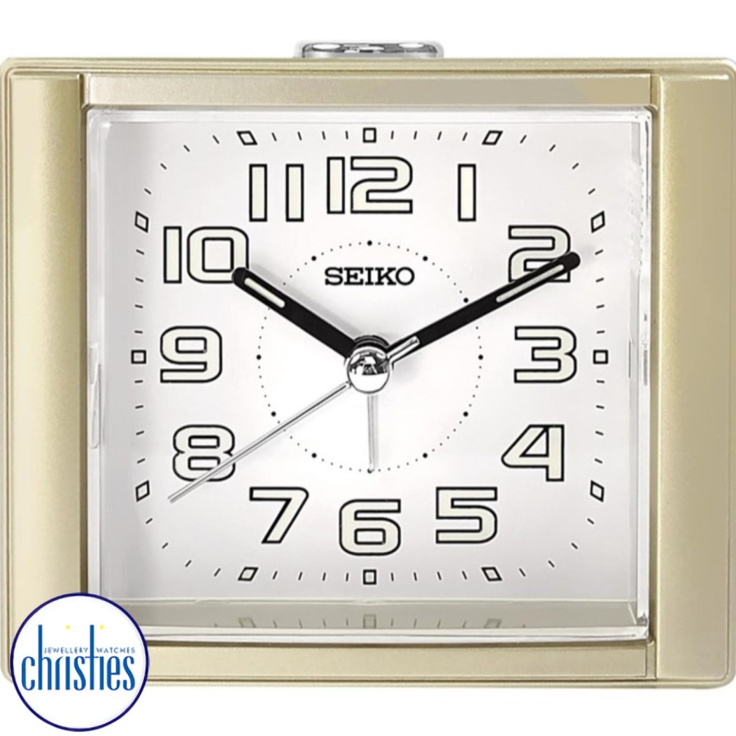 Christies Jewellery - QHE189G Seiko Bedside Alarm Clock Watches Auckland NZ QHE189G Seiko Bedside Alarm Clock QHE189G Seiko Watches NZ | Seiko's commitment to craftsmanship ensures that each watch is made with precision and attention to detail.