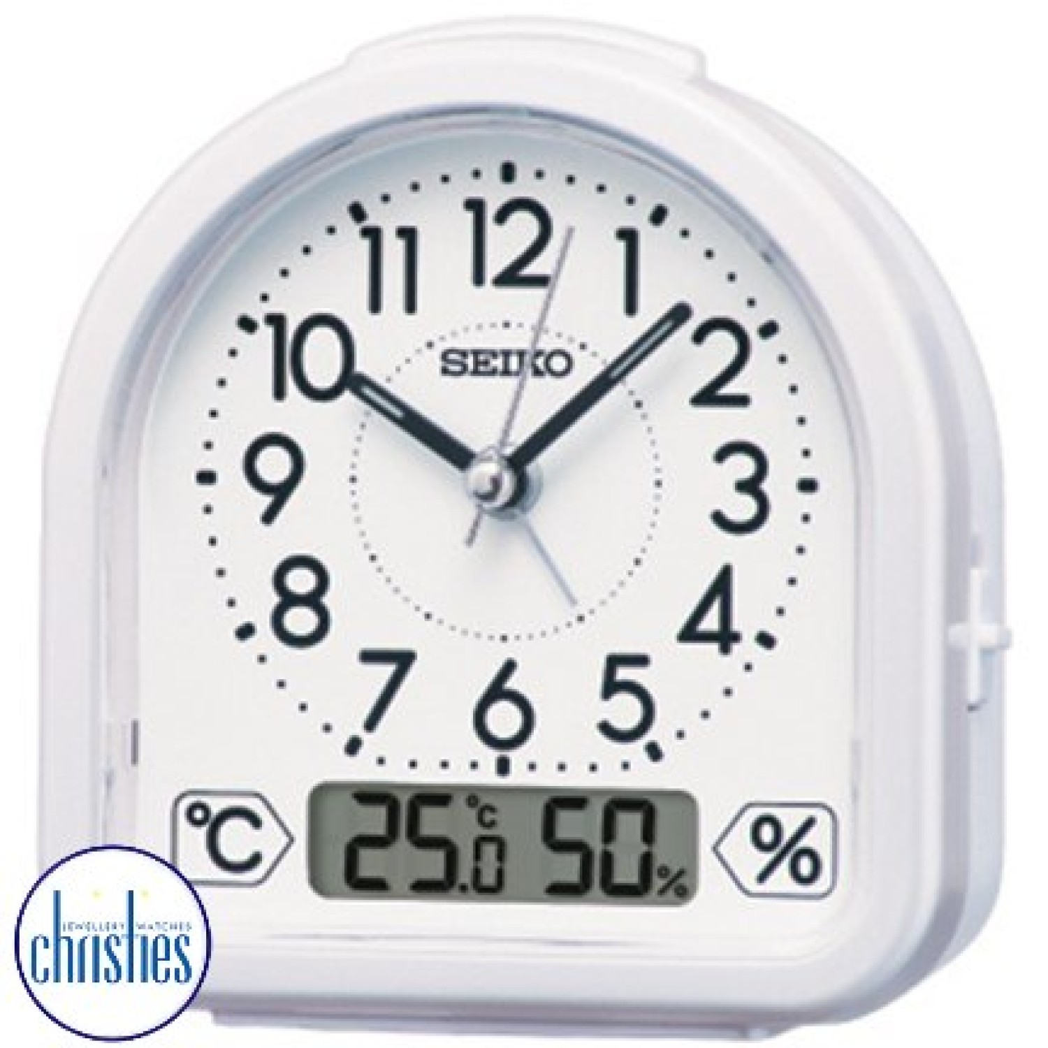QHE191W Seiko Bedside Alarm Clock QHE191WSeiko Watches NZ | Seiko's commitment to craftsmanship ensures that each watch is made with precision and attention to detail.