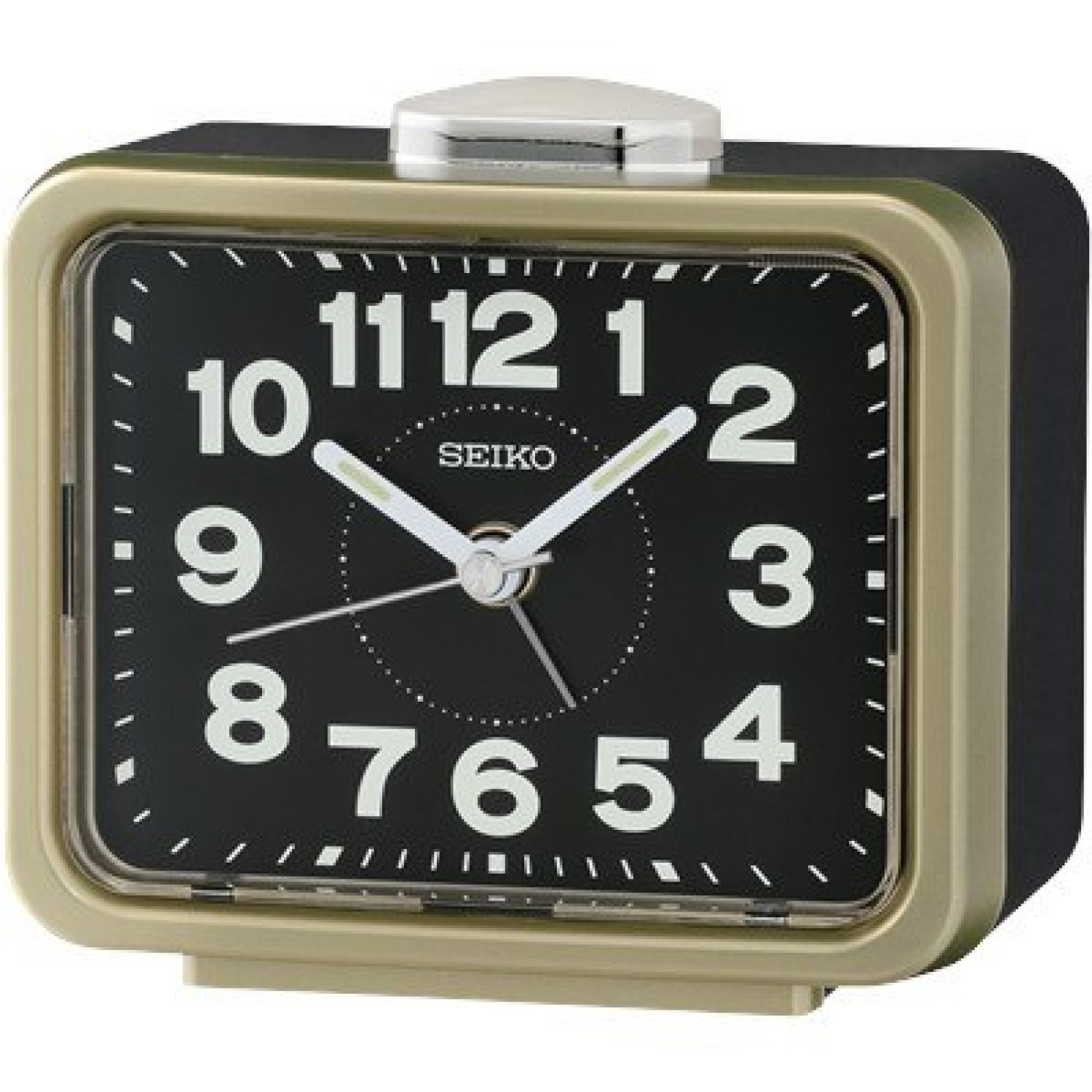 Christies Jewellery - QHK062-G Seiko Bedside Alarm Clock Auckland NZ QHK062-G Seiko Bedside Alarm Clock Seiko QHK062-G Watches NZ | Seiko's commitment to craftsmanship ensures that each watch is made with precision and attention to detail.