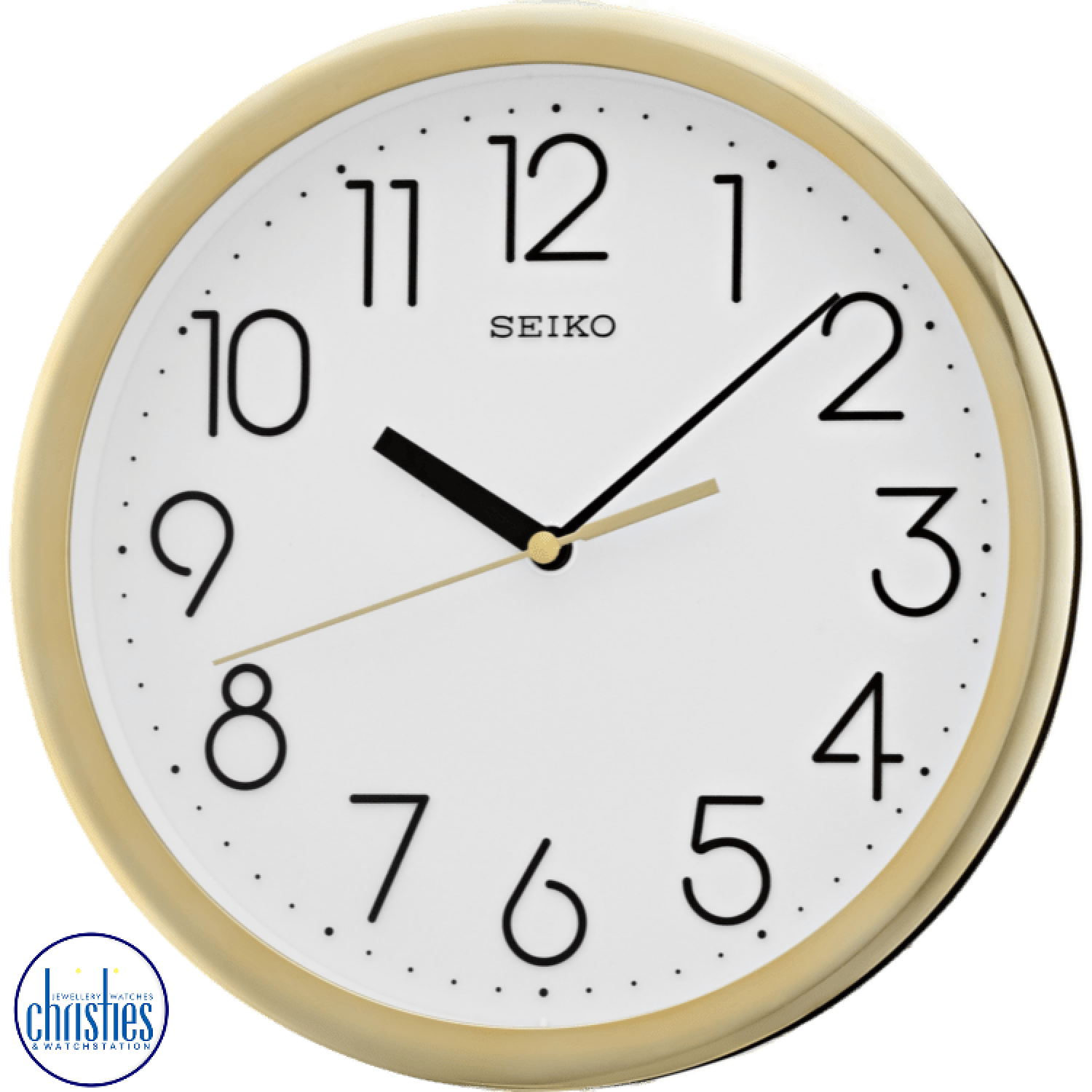 Christies Jewellery - QXA582-G Seiko Home Office Clock QXA582-G Seiko Home Office Clock. The QXA582-G Seiko Clock is a stylish and functional timepiece that is designed to complement any interior decor.