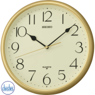 QXA747G Seiko Champagne Analog Wall Clock QXA747G Seiko Champagne Analog Wall Clock