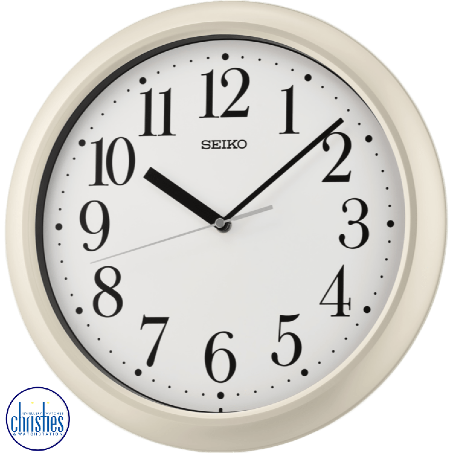 QXA787-W  Seiko  Home Office Wall. Introducing the SEIKO Wall Clock QXA787-W, a beautiful addition to any home or office.