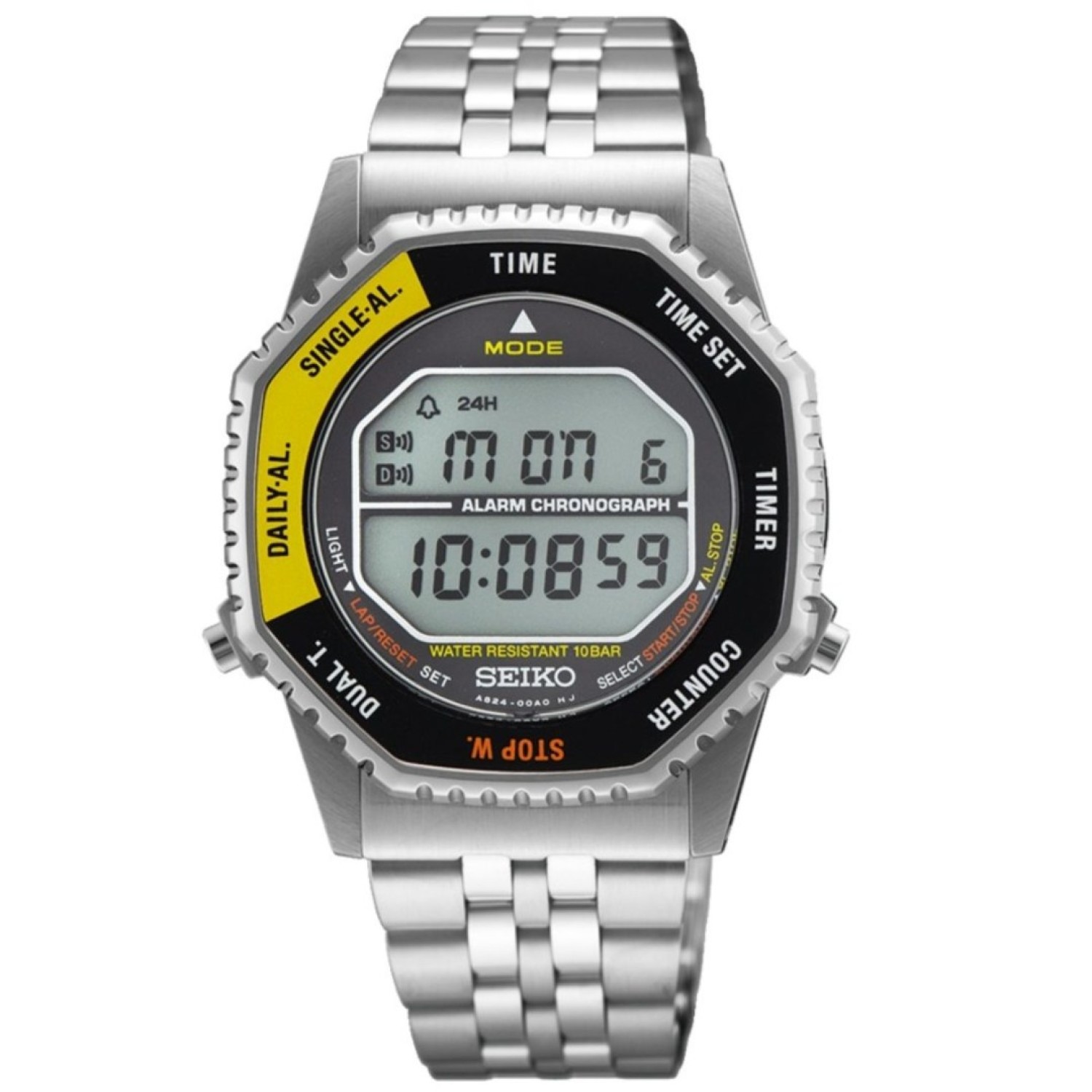 Seiko SMGG17P / SMGG17P1 – Rotocall Revival Digital Watch | Christies NZ | Precision Craftsmanship by Seiko Seiko SMGG17P / SMGG17P1 Rotocall Revival – Vintage Digital Watch NZ Stockist