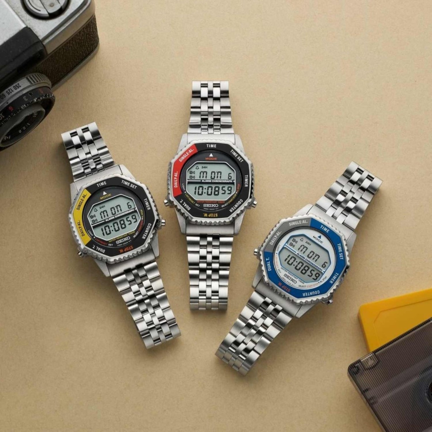 Seiko SMGG19P / SMGG19P1 – Rotocall Revival Digital Watch | Christies NZ | Precision Craftsmanship by Seiko Seiko SMGG19P / SMGG19P1 Digital Watch – Rotocall Revival Edition NZ Stockist