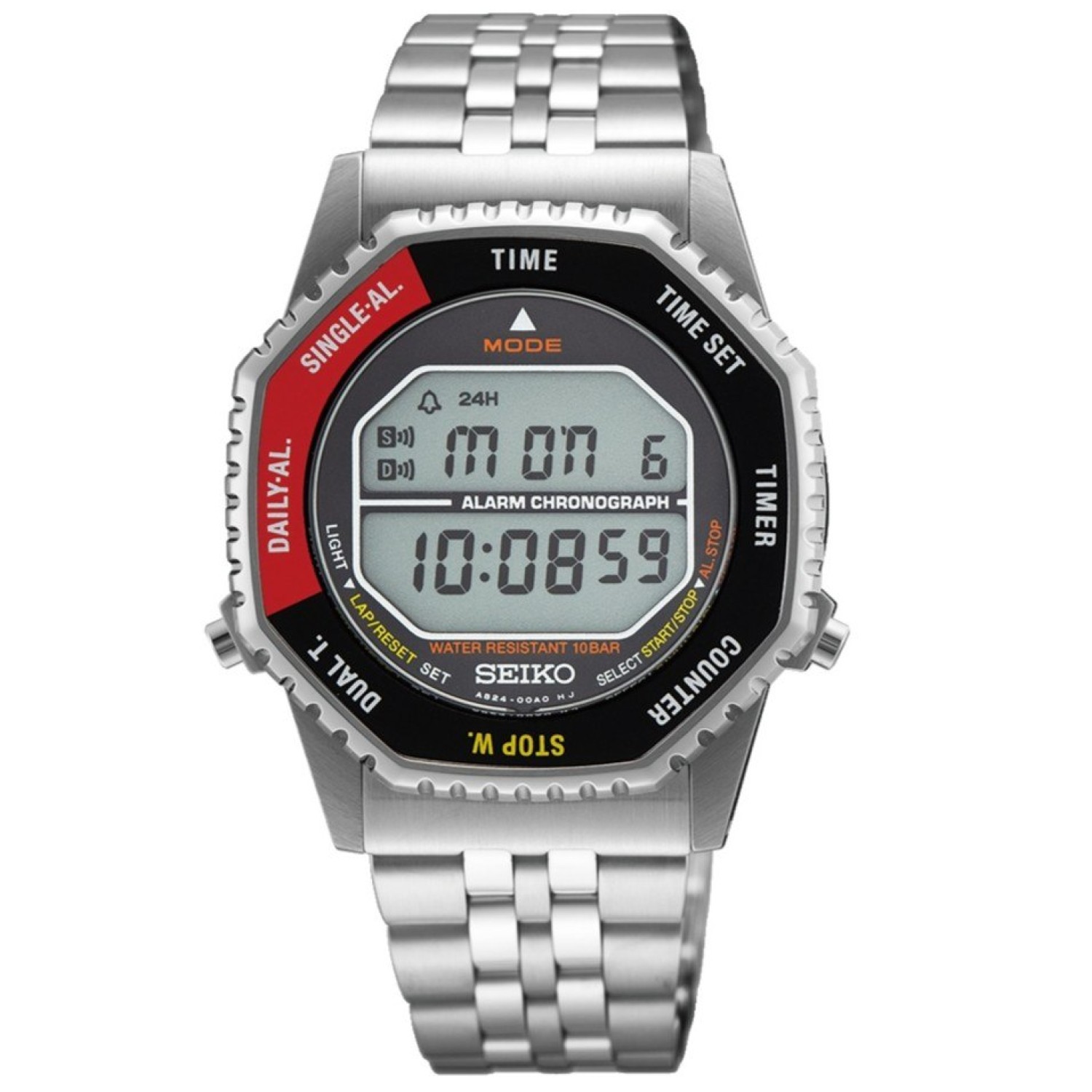 Seiko SMGG19P / SMGG19P1 – Rotocall Revival Digital Watch | Christies NZ | Precision Craftsmanship by Seiko Seiko SMGG19P / SMGG19P1 Digital Watch – Rotocall Revival Edition NZ Stockist