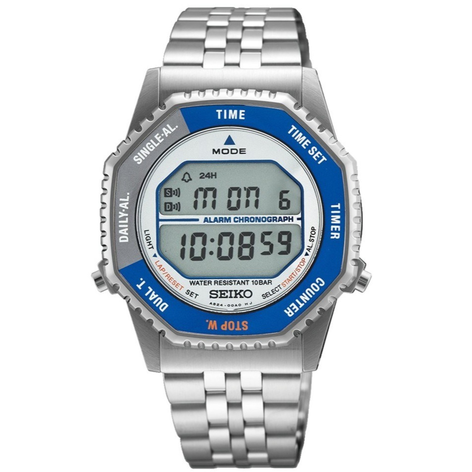 Seiko SMGG21P Rotocall Revival – Vintage Digital Watch | Christies NZ | Precision Craftsmanship by Seiko Seiko SMGG21P / SMGG21P1 Rotocall Revival Digital Watch – Vintage Series NZ Stockist